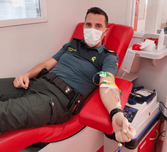 Imagen de archivo de una donación de sangre / TA